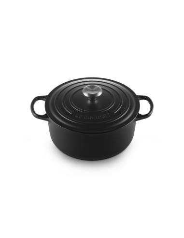 COCOTTE RONDE EN FONTE ÉMAILLÉE AVEC...
