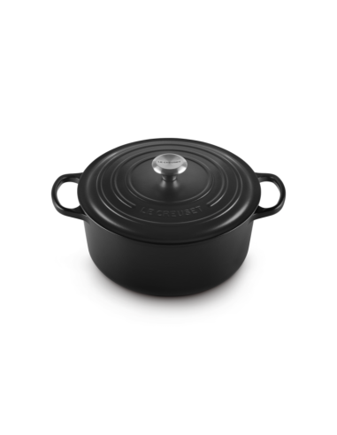 COCOTTE RONDE EN FONTE ÉMAILLÉE AVEC...