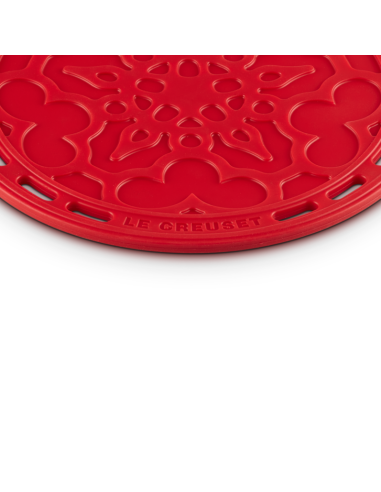 DESSOUS DE PLAT FLEUR 20 CM CERISE -...