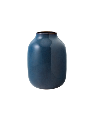 VASE 15,6 X 21,9 CM "LAVE" BLEU -...