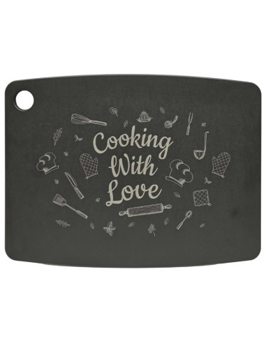 PLANCHE À DÉCOUPER  "COOKING WITH LOVE"