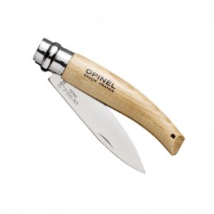 COUTEAU DE POCHE N°08 AVEC MANCHE EN HÊTRE ET LAME INOX - OPINEL
