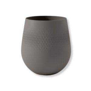 VASE CARRÉ GRAND COLLIER TAUPE - VILLEROY & BOCH
