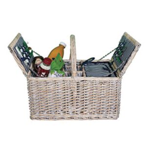 PANIER À PIQUE-NIQUE "MANOIR" 4 PERSONNES - M&B COLLECTION