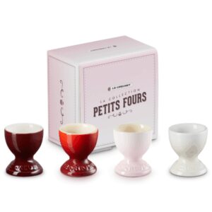 SET DE 4 COQUETIERS PETITS FOURS EN CÉRAMIQUE - LE CREUSET