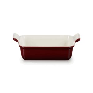 PLAT RECTANGULAIRE HÉRITAGE EN CÉRAMIQUE 19 CM RHONE - LE CREUSET