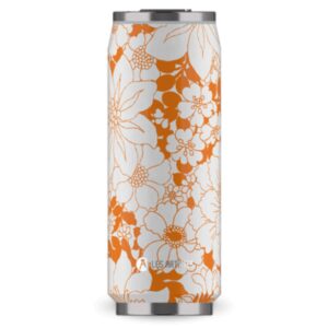 CANETTE ISOTHERME 500 ML VINTAGE ORANGE FLOWER - LES ARTISTES