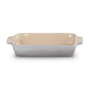 PLAT RECTANGULAIRE CLASSIQUE EN CÉRAMIQUE 25 CM MIST GREY - LE CREUSET