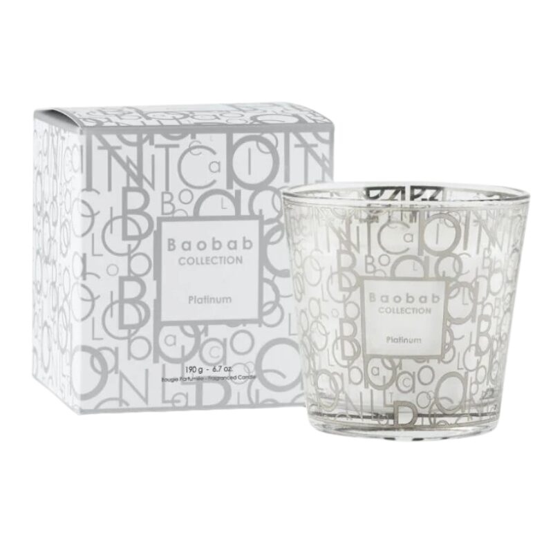 BOUGIE PARFUMÉE MY FIRST "PLATINUM" MAX 8 - BAOBAB BOUGIE PARFUMÉE MY FIRST "PLATINUM" MAX 8 - BAOBAB