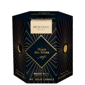 BOUGIE BIJOU SURPRISE BRACELET LA MAGIE DES ASTRES 180 G - MY JOLIE CANDLE