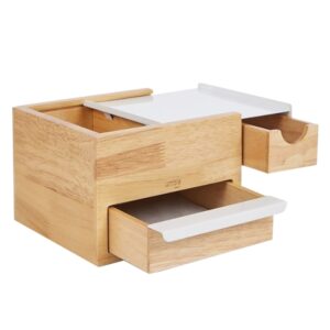 BOI^TE A` BIJOUX MINI BLANC 15X17 CM BLANC/BOIS - UMBRA