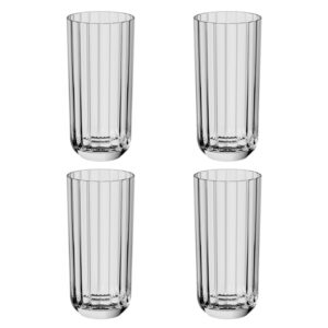 4 VERRES À LONG DRINK "ROSE GARDEN" - VILLEROY & BOCH