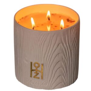 BOUGIE RECHARGEABLE ÉNERGÉTIQUE PARFUMÉE « FLAMME VITALISANTE » - HOZHO