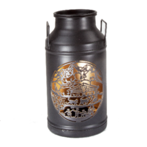 LANTERNE MINI « LE CHALET NOIR » - LUMIÈRE DES ALPES