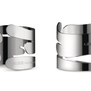 SET DE 2 RONDS DE SERVIETTE BARKRING - ALESSI