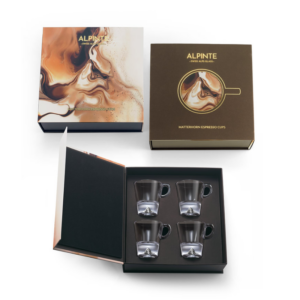 SET DE 4 TASSES ESPRESSO MATTERHORN - ALPINTE