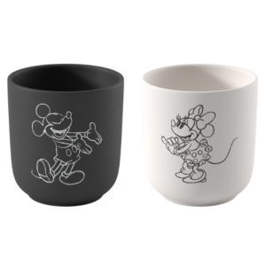 2 MUGS À CAFÉ MANUFACTURE MICKEY MOUSE - VILLEROY & BOCH