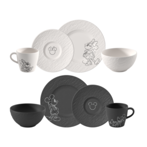 SET PETIT-DÉJEUNER POUR 2 PERSONNES MANUFACTURE MICKEY MOUSE - VILLEROY & BOCH