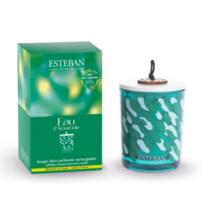 BOUGIE DÉCO PARFUMÉE EAU D'AMAZONIE RECHARGEABLE 180 G - ESTÉBAN