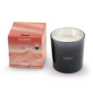 BOUGIE PARFUMÉE 3 MÈCHES TERRE D'OCRE KARITÉ RECHARGEABLE 450 G - ESTÉBAN