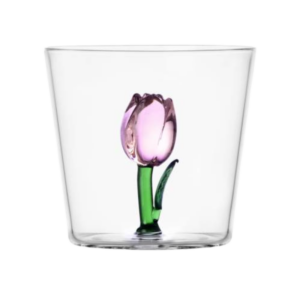 VERRE TULIPE ROSE - ICHENDORF
