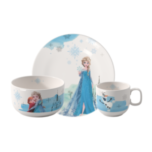 SET DE VAISSELLE POUR ENFANT DISNEY FROZEN 3 PIÈCES - VILLEROY & BOCH