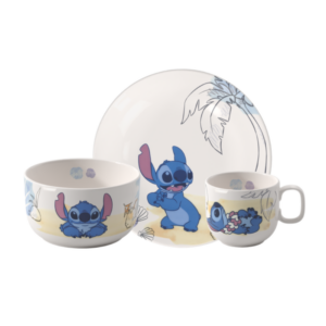 SET DE VAISSELLE POUR ENFANT DISNEY STITCH 3 PIÈCES - VILLEROY & BOCH
