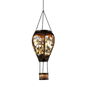 LANTERNE MONTGOLFIÈRE MONTAGNE - LUMIÈRE DES ALPES