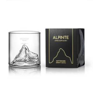 VERRE AVEC FOND FERMÉ MATTERHORN ON THE ROCKS ALPINTE