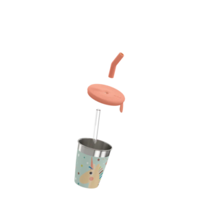 GOBELET AVEC PAILLE KIDS STRAW CUP 0,35 L - SIGG