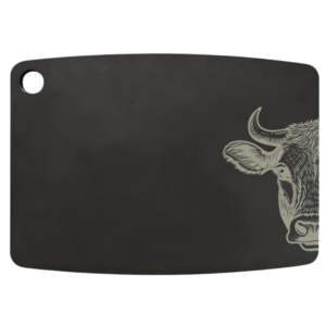 PLANCHE À DÉCOUPER GOURMET KITCHEN VACHE 29,8 X 23,5 CM NOIRE - JADE